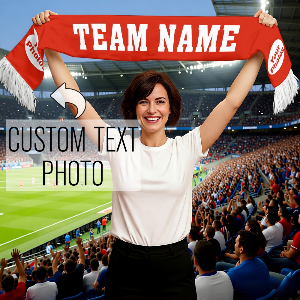 Party Games Name - 1 stuk op maat gemaakte teamfansjaal