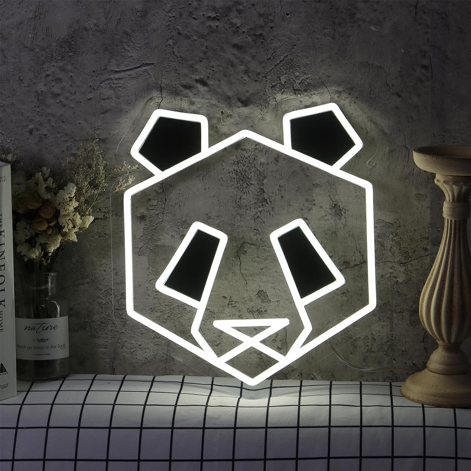 Zoo Party Games - Panda Neon Sign USB Dimbare LED