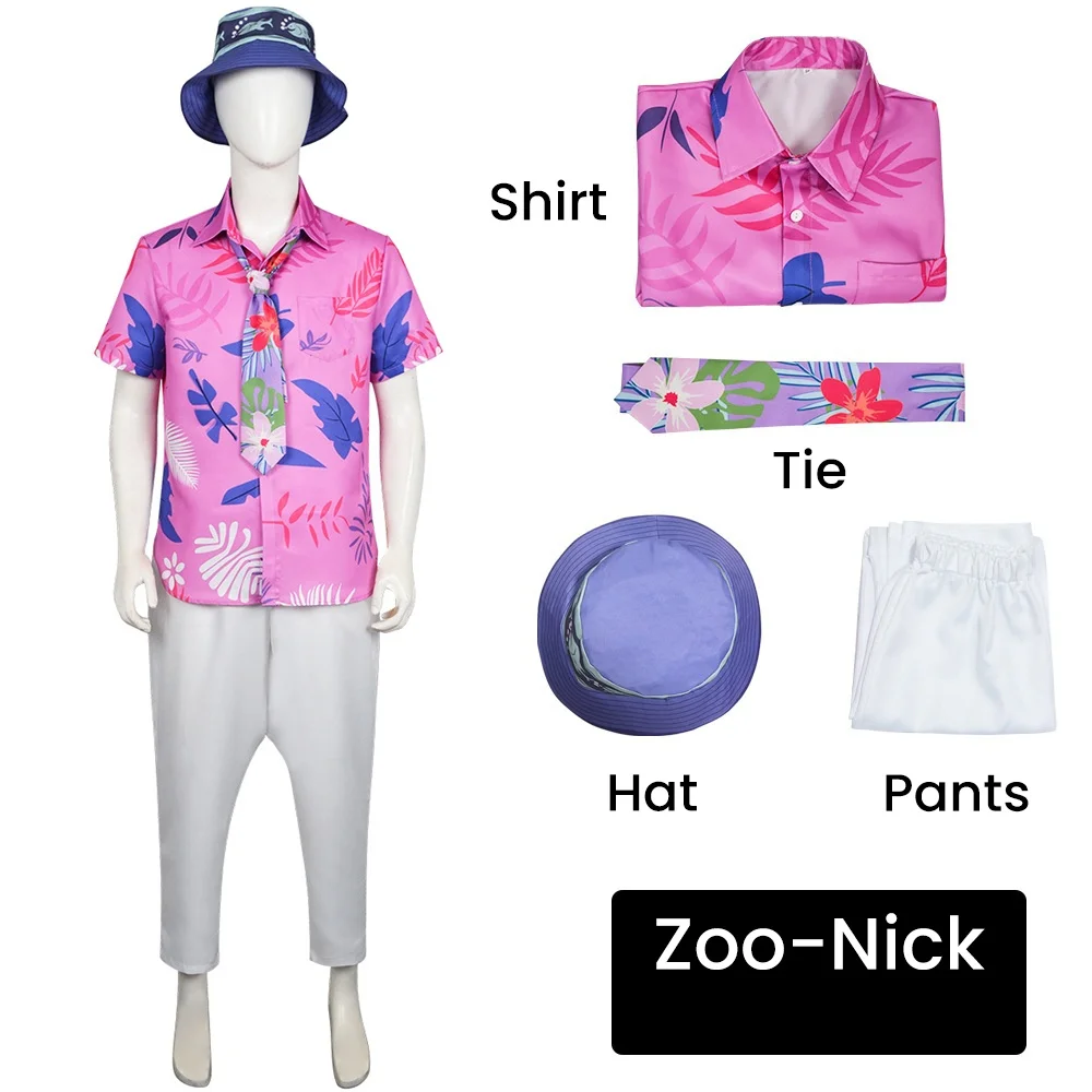 Zoo Party Games - Movie Zoo Nick Wilde Cosplay Kostuum