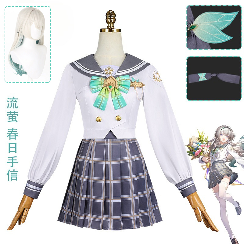 Party Games Name - In Voorraad Firefly Cosplay Kostuum Pruik