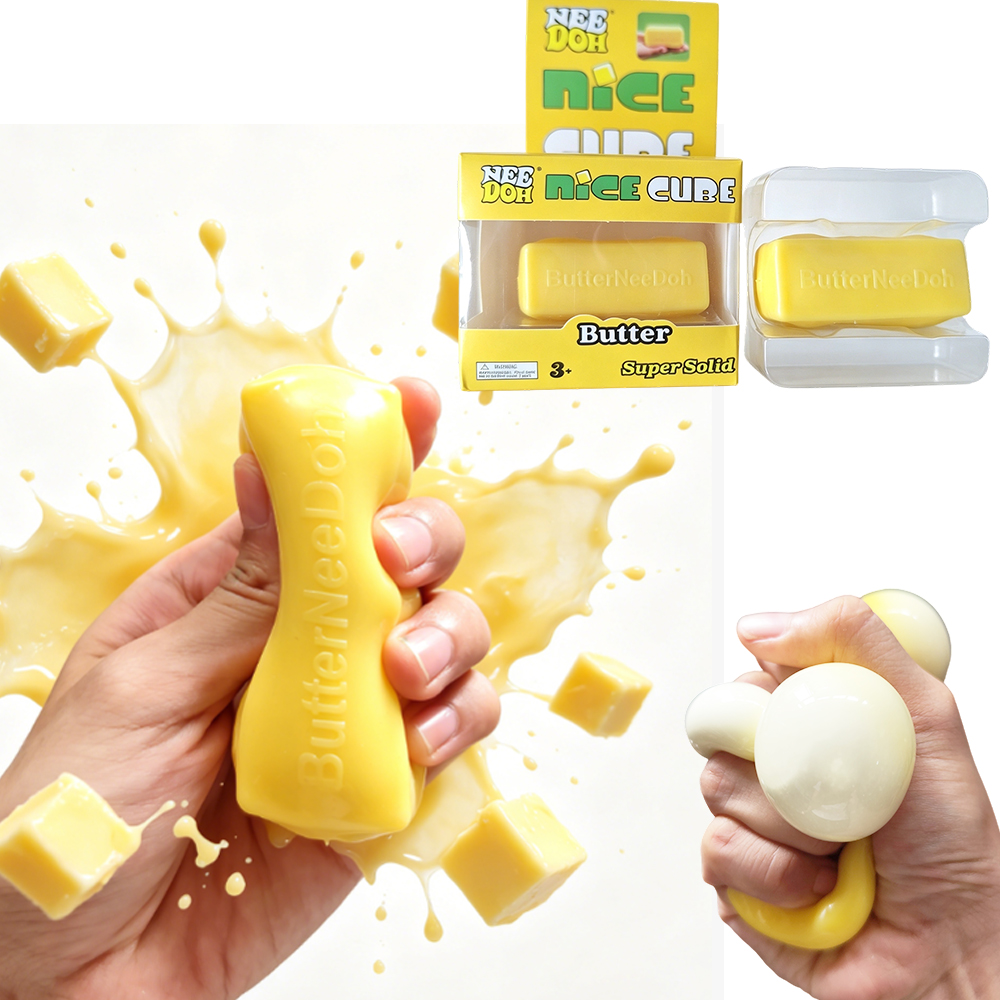 Party Games For Adults And Kids - 2026 Hot Selling NeeDoh Boterstaafje Squishy