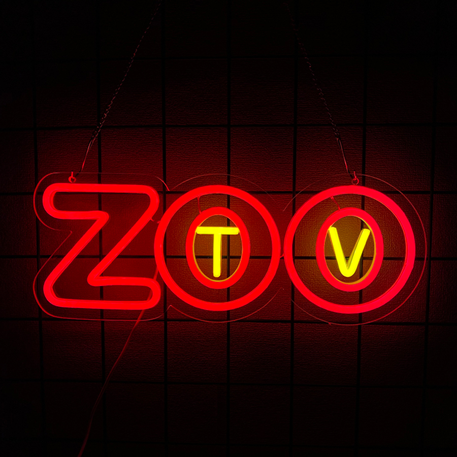 Zoo Tv Neon Sign, Led Letter I - Zoo Party Games recensie en prijs