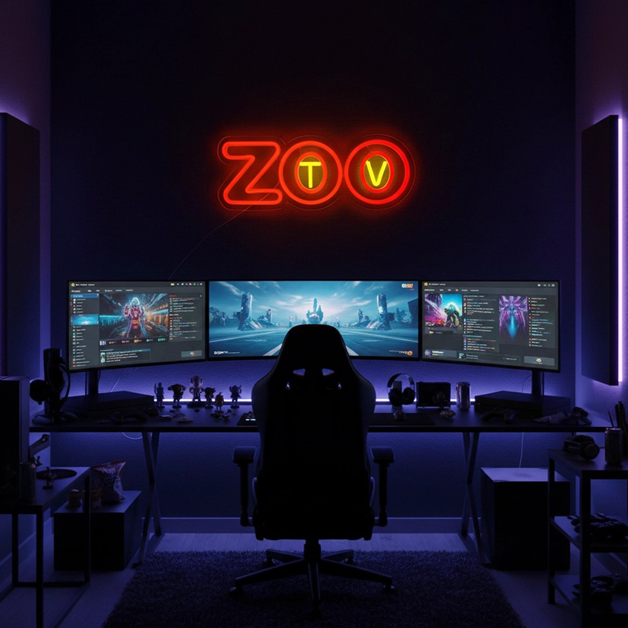 Zoo Tv Neon Sign, Led Letter I - Zoo Party Games recensie en prijs