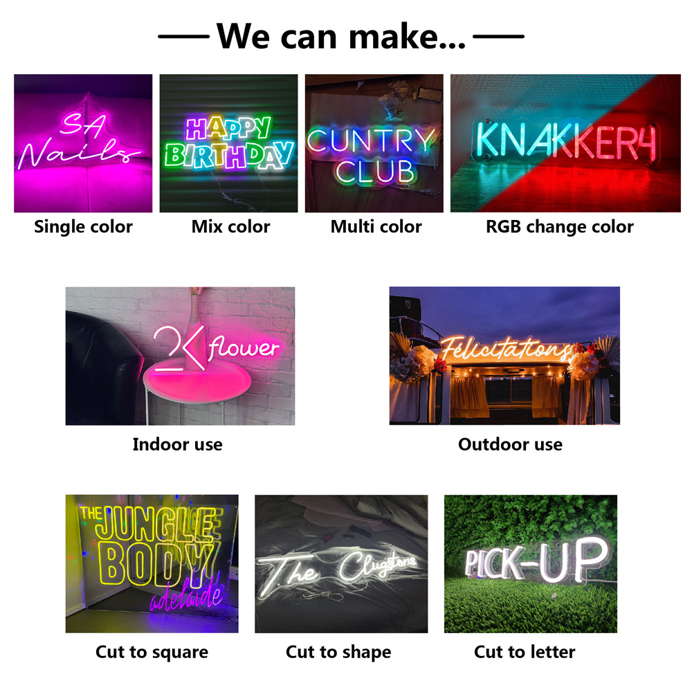 Aanpasbare LED Neon Lichtrecla - Party Games Name recensie en prijs