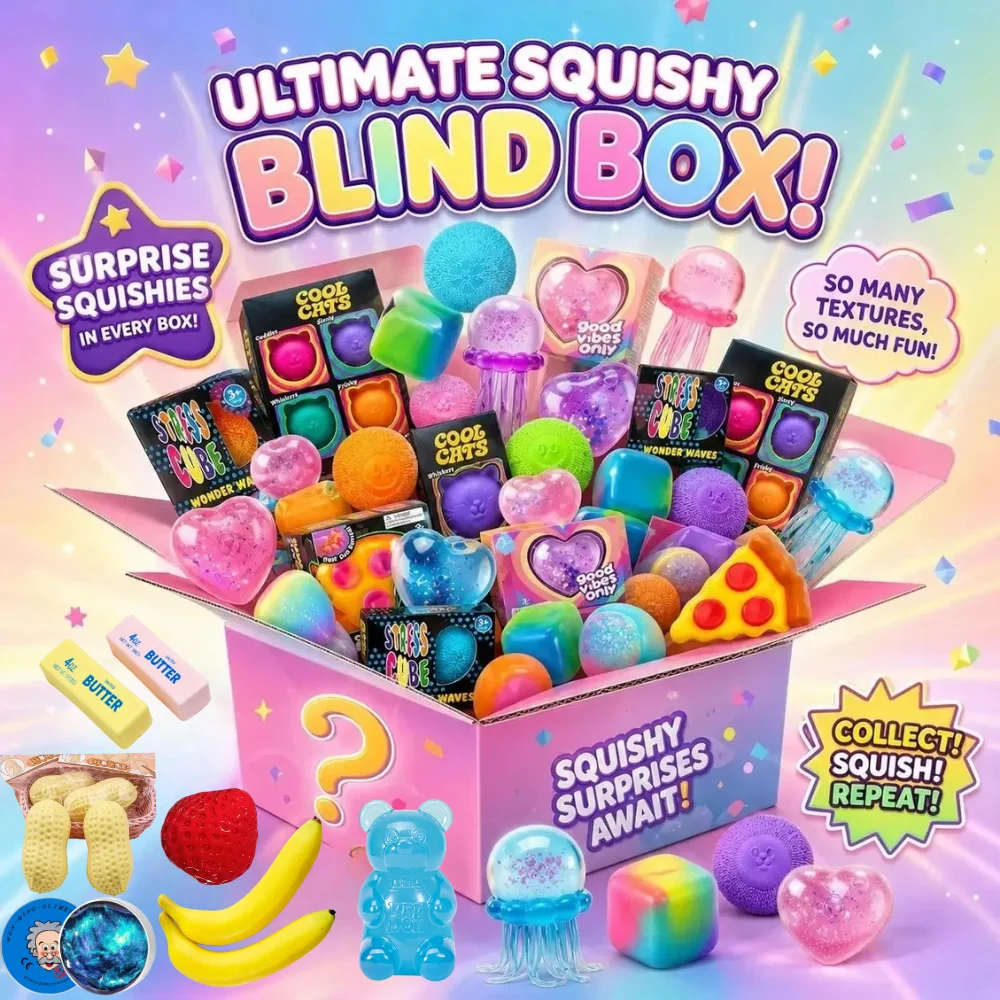 Squishy Mystery Box, Slow Risi - Party Games For Adults And Kids recensie en prijs
