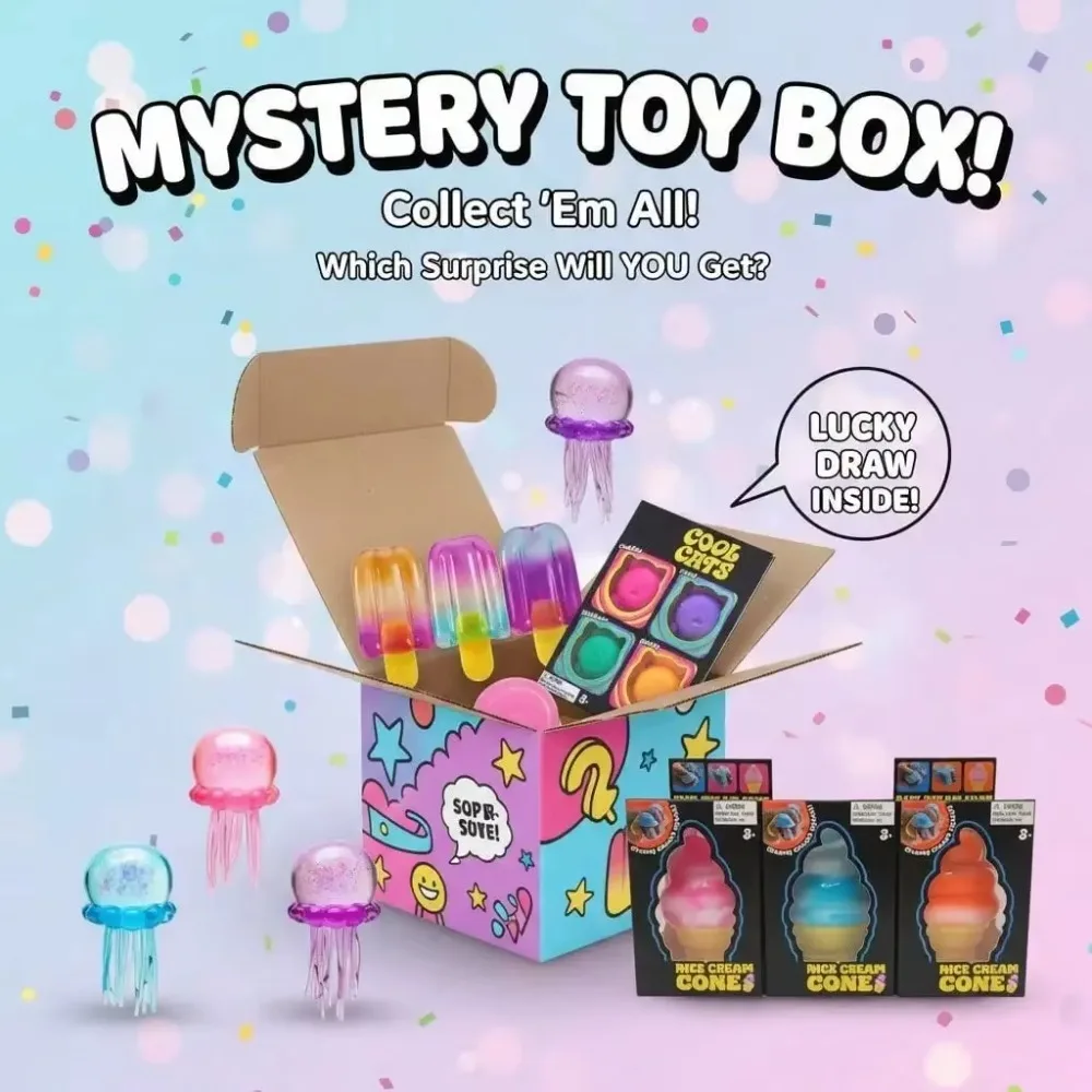 Squishy Mystery Box, Slow Risi - Party Games For Adults And Kids recensie en prijs