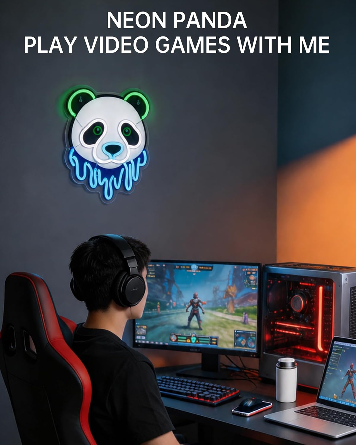 Panda LED Neon Licht USB Neonl - Zoo Party Games recensie en prijs