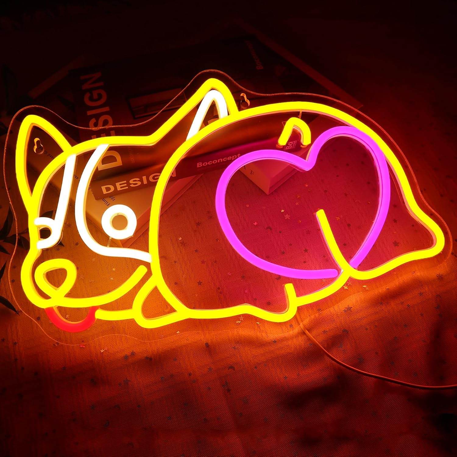 Corgi Dog Neon Sign USB Powere - Zoo Party Games recensie en prijs